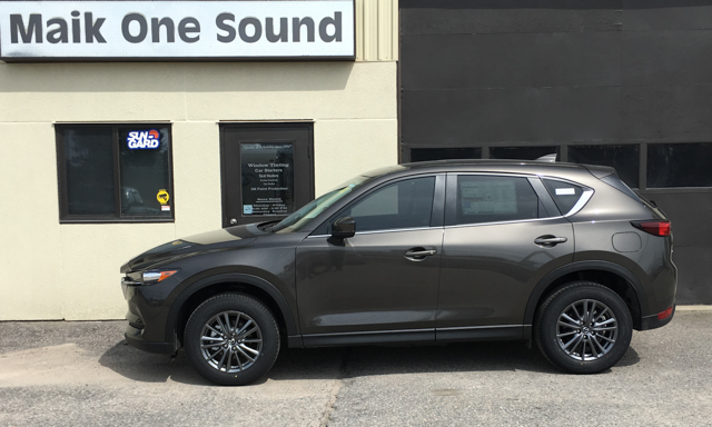 2018 Mazda CX-5 with professional window tint in North Bay